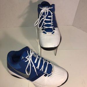 NIKE Air Visi Pro5 Basketball Game Royal Blue/White Boy/Men Size 7.5 #653772-102